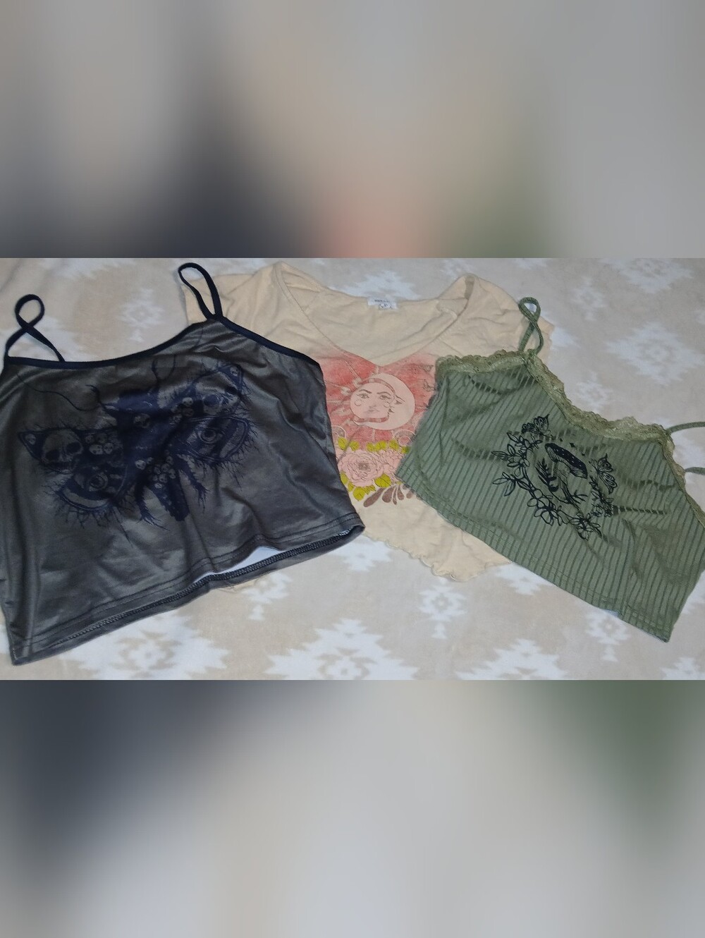 3 Woman's Size Large Summer Tops
